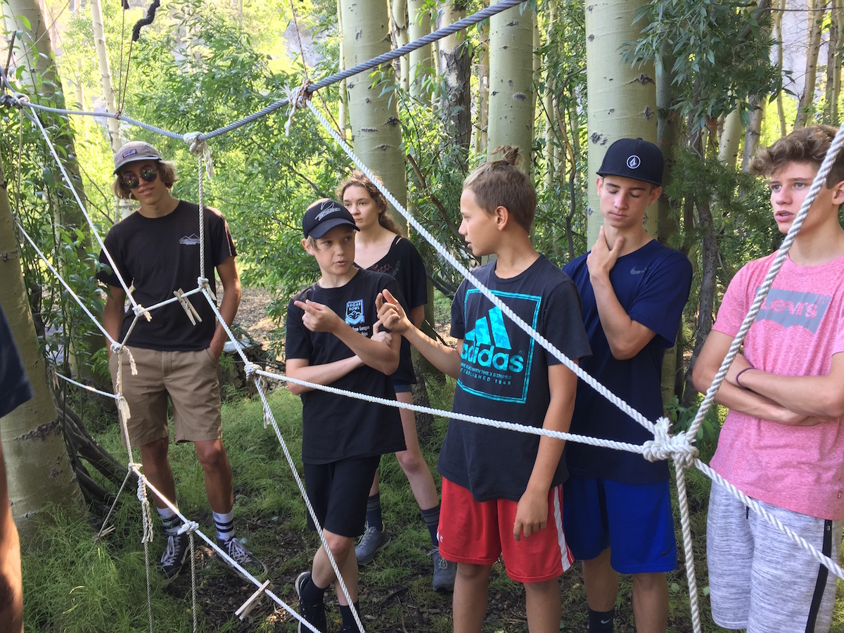 high adventure camp ropes course